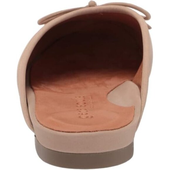 Gentle Souls by Kenneth Cole Women's Eugene Bow Slide Mules Flats Mushroom 6.5M - Picture 7 of 8